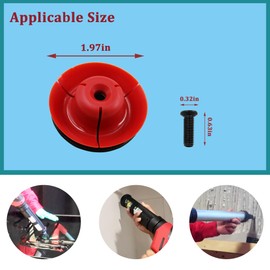44-70-0375 metal sausage plunger kit Fits for Milwauke Cordless Caulking Grease Gun 2441-20, 2641-20, 2641-21CT, 2642-21CT, 2643-21CT (2 Pcs)