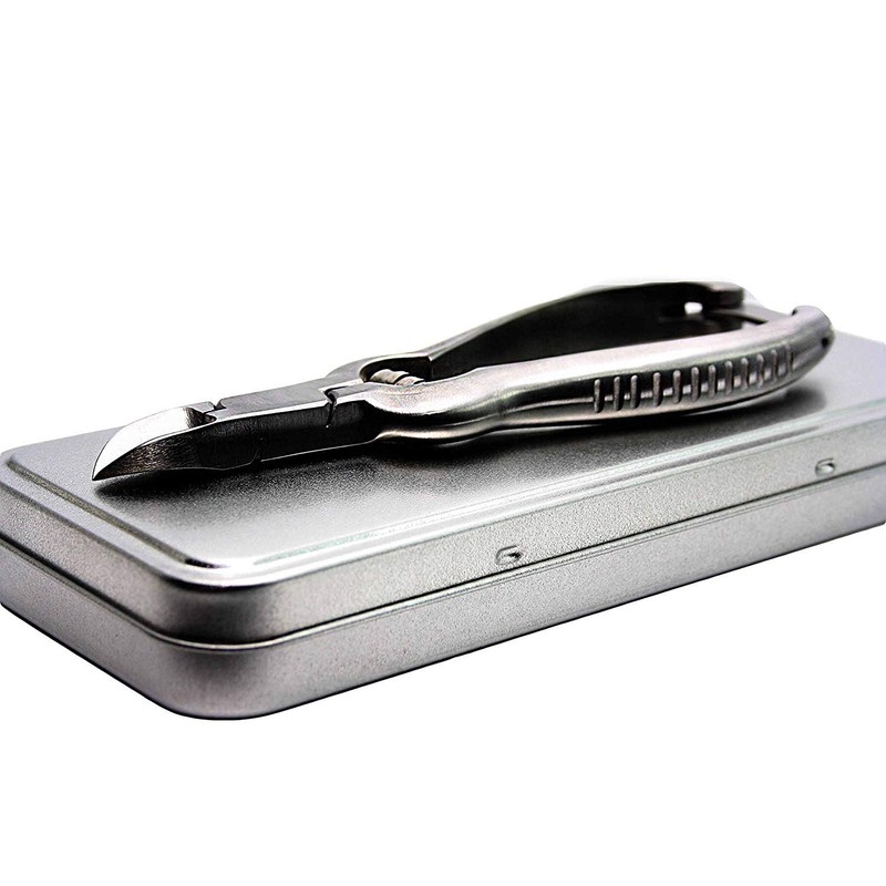 Toe Nail Cutter/Clipper Stainless Spring Action with Safety Lock Nail