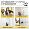 3 Pieces Self Closing Door Hinges, 4 Inch Stainless Steel