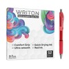 Writon Retractable & Refillable Gel Pens, Comfort Grip, 0.7mm Fine