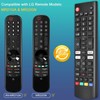 Universal TV Remote Control for LG TV + Night Glow