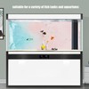 Fish Tank Background Decoration Beach Pattern 3D PVC Self Adhesive