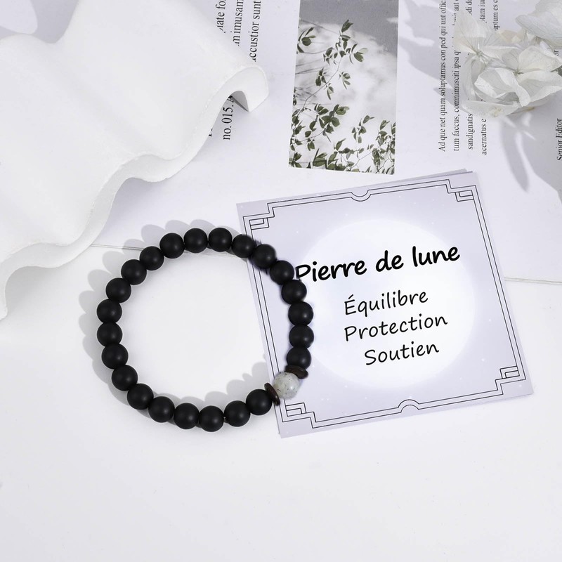 CheersLife Moonlight Stone Bracelet Men Gift Son Gift German