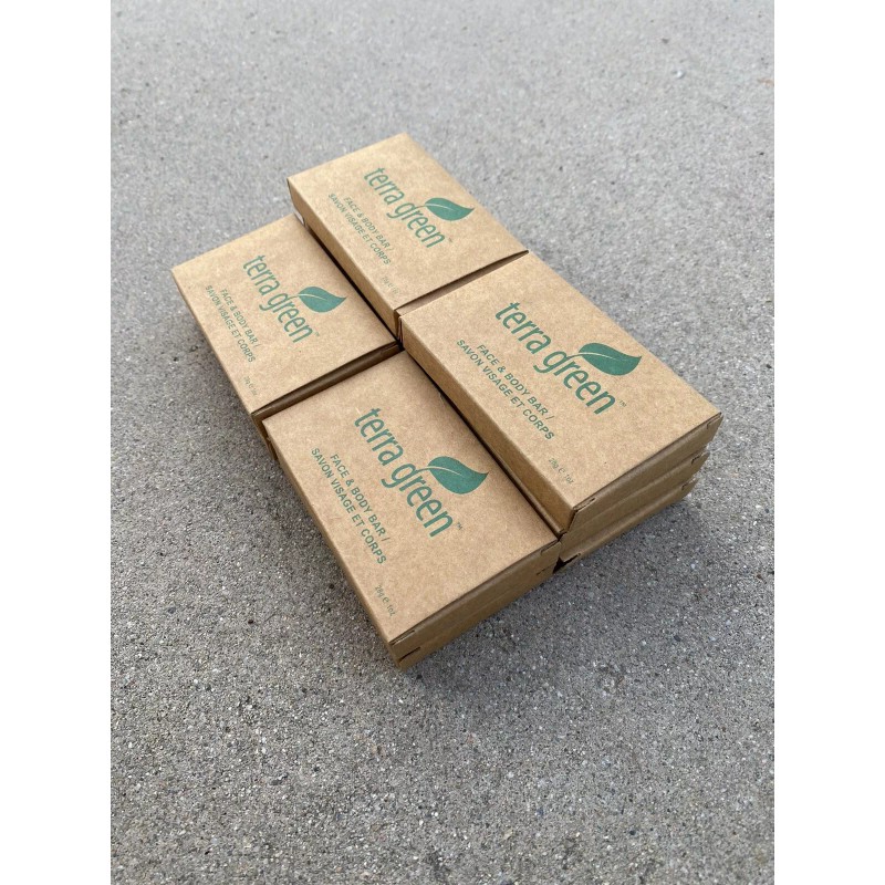 Terra Green Face And Body Soap Bar 1.85 oz Lemongrass