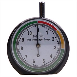 1pc Car Wheel Tire Pressure Tread Depth Gauge Meter Indicator Pointer Measure Device Tool 0-11mm Tire Condition Monitor Display Accessories