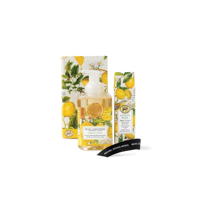 Michel Design Works Hostess Gift Set, Lemon Basil (819050)