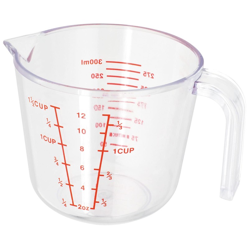 Judge Kitchen TC256 Plastic Measuring Jug, 300ml, Cup Markings, Dishwasher