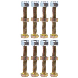 BOAISDHY （1/4" X 1-3/4"） 1501216MA Shear Pins and Nuts Kit fits for Craftsman Murray Sears AYP Snow Blowers/Throwers 722130 703057 9524 301172 9524MA (Set of 8)