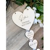 MadeAt94 New Baby Name Wall Sign Nursery Room Decoration for