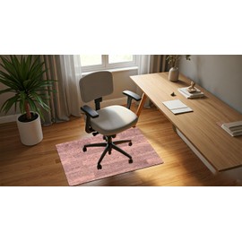 Rhino Mats, Softwood Chair Mat (Lip Option), Office Computer Chair Mat for Hardwood, Tile, Laminate, Concrete and Vinyl Floors, Anti-Slip (Oak, 48"x60"-Rectangle)