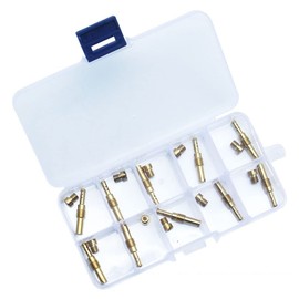 Dokili 20 Pieces Carburettor Main Nozzle Slow Pilot Jet Kit Set Replacement for Keihin Oko Koso PE PWK Carburettor