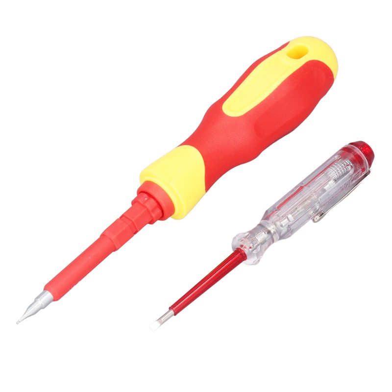 5Pcs Insulated Electrician Screwdriver Set 500V Professional Heavy Duty Cross