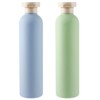 Molain Squeeze Bottles, Pack of 2 Leak-Proof Squeeze Travel Containers,