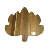 Godinger Leaf Acacia Wooden Serving Board 15" NEW