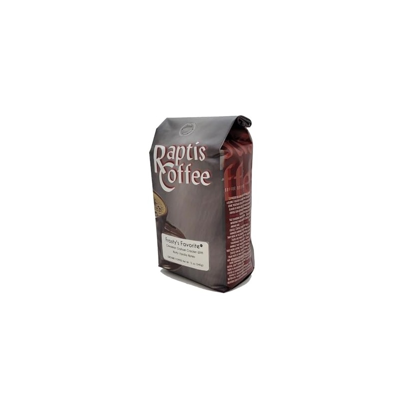 Raptis Coffee Roasters Frostys Favorite Flavored Ground Coffee 12oz bag