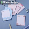 Mr. Pen- Sticky Notes, 3”x4”, 6 Pads, Floral Sticky Notes,