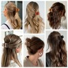 USDNICE Small Matte Hair Claw Clips for Thin Hair, 6