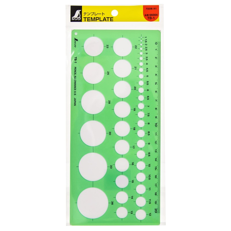 sinwa測定 Template Circle Ruler In 66004 