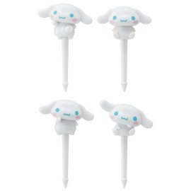 Skater LKP5D Sanrio 3D Lunch Picks Cinnamoroll, Pack of 4