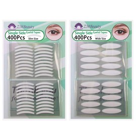ZMBeauty 2 Packs Natural Invisible Single-Sided Eyelid Tapes, Medical-use Fiber Eye Strips, Instant Lift Without Surgery, Perfect for Hooded, Droopy, Uneven, Mono-Eyes
