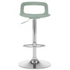 NOBPEINT Contemporary Chrome Air Lift Adjustable Swivel Bar Stool (2