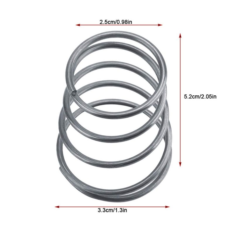 Jeffergarden 5pcs Grass Trimmer Head Accessories Springs Replacement Fits Universal