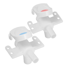 TEHAUX 2pcs Water Dispenser Taps Replacement Parts with Lock Easy Installation Compatible with Office Water Purifier and Design
