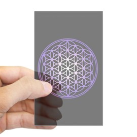 CafePress Flower of Life Rectangle Bumper Sticker Car Decal