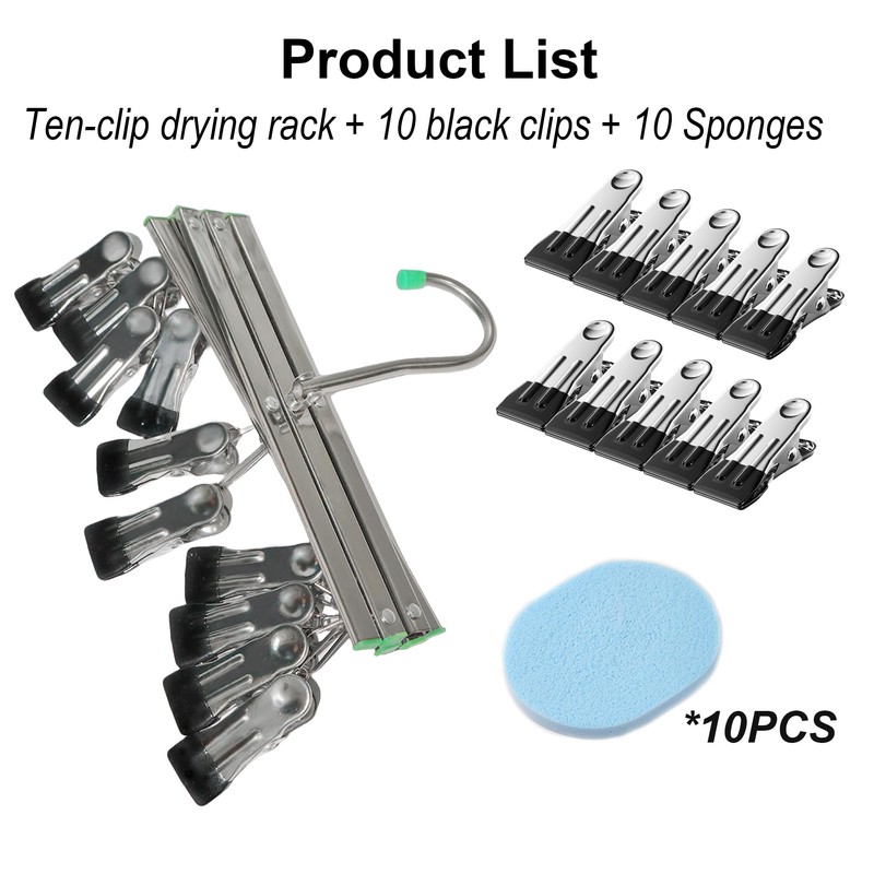 YCCLDIPL Darkroom 120 135 4x5'' Film Stainless Steel Hangers Collapsible