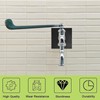 UFURMATE Pipe Wall Covers, 2Pcs ABS Plastics Square Escutcheon Plates