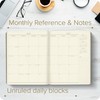 Gallery Leather Large Monthly Planner 2025, Elegantly Bound Calendar Planner