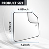 Passenger Heated Mirror Glass Replacement for Ford F150 2015 2016