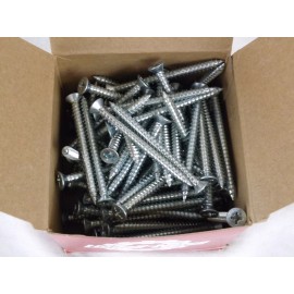 Hodell-Natco  Self Tapping Screws 100 Count Box Steel Construction 14 x 3" Type A/AB