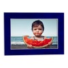 5x7 Precut Royal Blue Suede Picture Matboard for 4x6 Photo