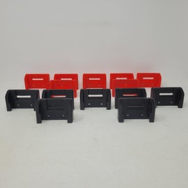 Fits Craftsman 20v Battery Holder Red Black 7 of Each Organizer