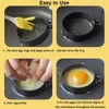 Yubng 3 inch Stainless Steel Egg Rings for Egg Mcmuffins,