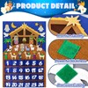 Watersay Nativity Advent Calendar 2ft Felt Religious Christmas Advent Calendar