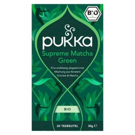 Pukka Supreme Matcha Green, Organic Herbal Green Tea with Oothu, Sencha & Suio Gang, 20 Count (Pack of 3)