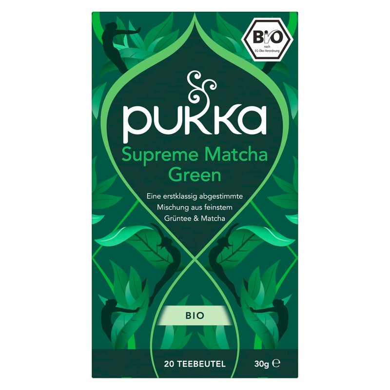 Pukka Supreme Matcha Green, Organic Herbal Green Tea with Oothu,
