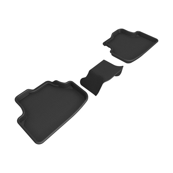 3D MAXpider Custom Fit Kagu Floor Mat (Black) Compatible for