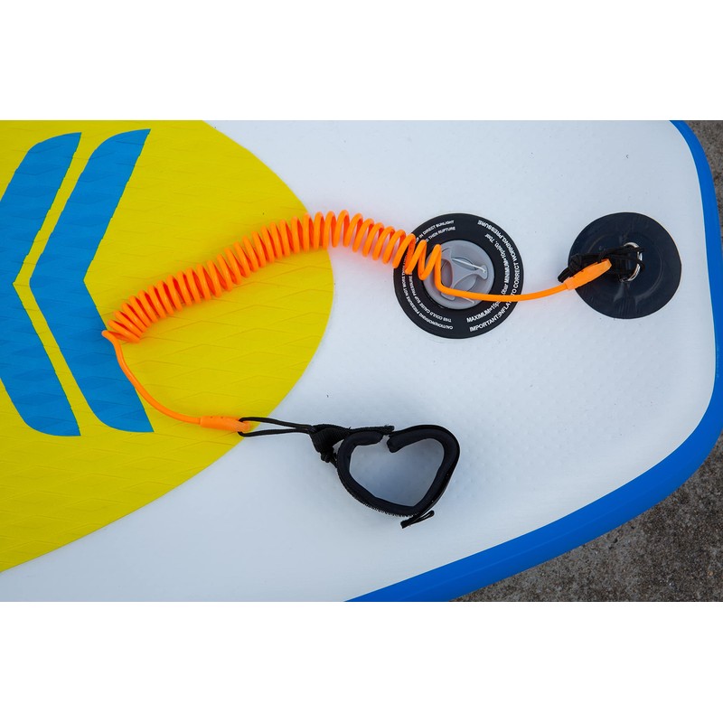 HEYTUR Coiled SUP Leash 10' Surfboard Leash Sup Leg Rope