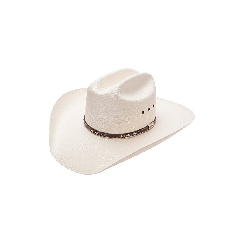 RESISTOL 10X Lambert Straw Cowboy Hat Natural