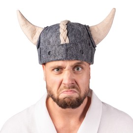 Traditional Sauna Hat - Ukrainian Artificial Felt Sauna Hats - The Main Russian Banya Accessories - Finnish Sauna Hat for Men and Women - Head Protection from Hot Steam Viking Style