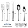 Mikasa Hammered Harmony 5 pc Flatware Set 18/10 Stainless