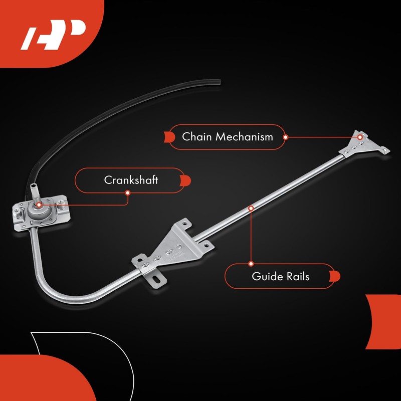 A-Premium Manual Window Regulator Compatible with Peterbilt 348 349 357