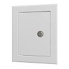 Metal Access Panel with Lock Wall Steel Hatch White Service