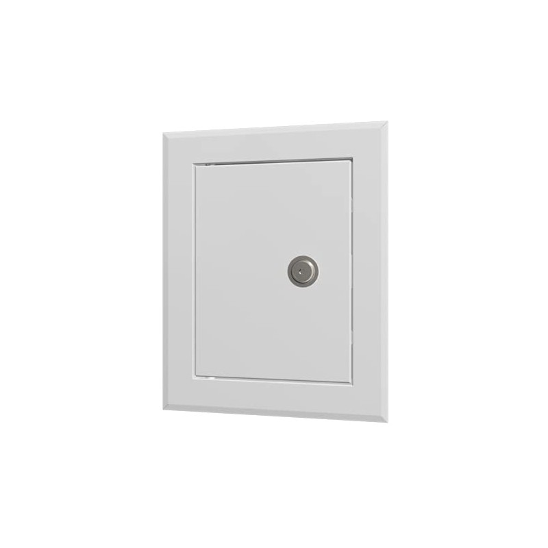 Metal Access Panel with Lock Wall Steel Hatch White Service