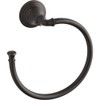 KOHLER K-10557-2BZ Devonshire Towel Ring, Rust-Resistant, Stylish Accent, Tools Included,