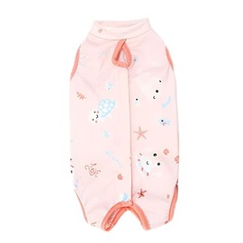 AIMALL Pet Cat Postoperative Recovery Suit - Soft, Breathable Polyester Sterilization & Weaning Clothing for Surgical Healing, Skin Protection, Adjustable Velcro, Multiple Sizes