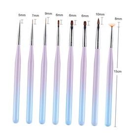 FOMIYES 1pc Nail Art Brush Tool Fine Workmanship Manicure Brush for Nail Painting and Lightweight Design for Home